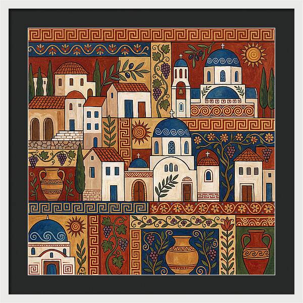 Greek Architecture Folk Art