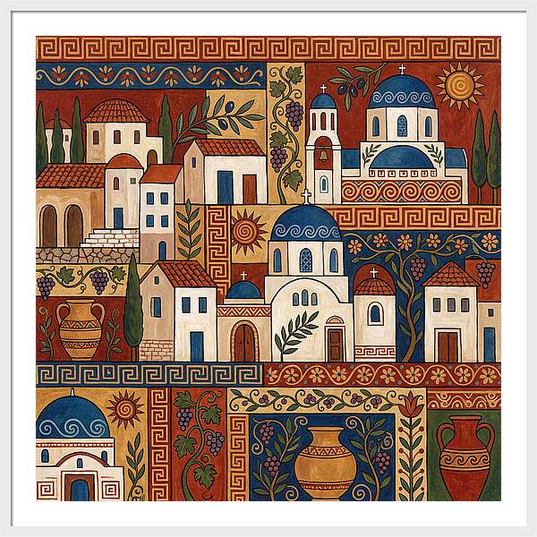 Greek Architecture Folk Art