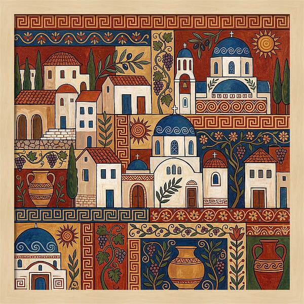 Greek Architecture Folk Art