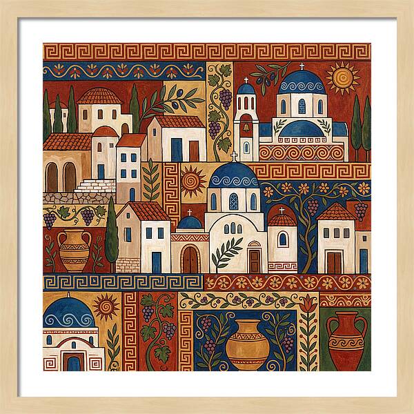 Greek Architecture Folk Art