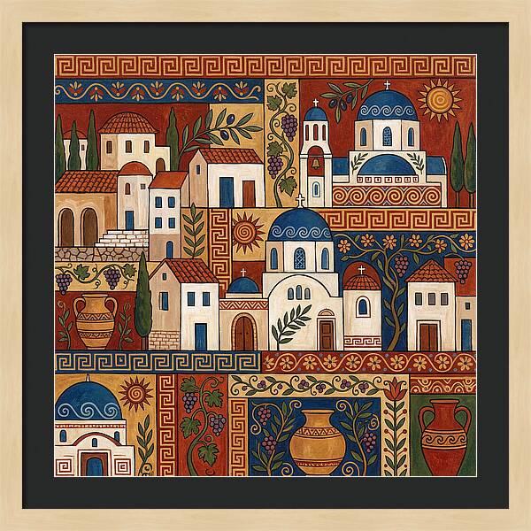 Greek Architecture Folk Art