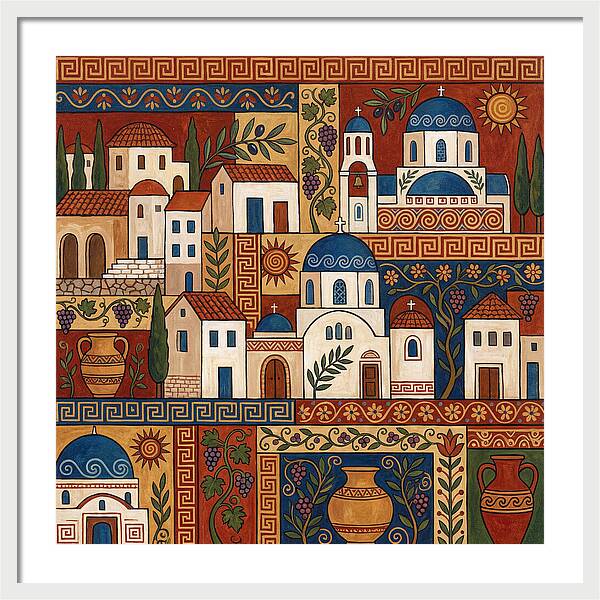 Greek Architecture Folk Art