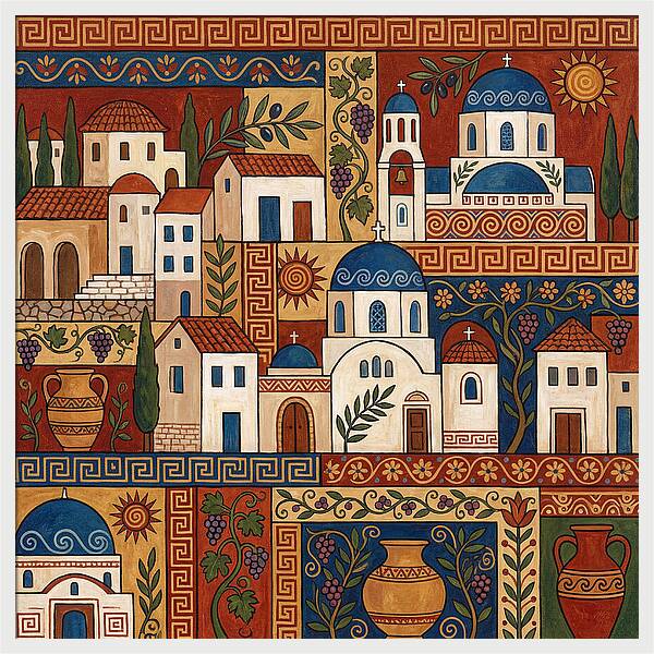 Greek Architecture Folk Art