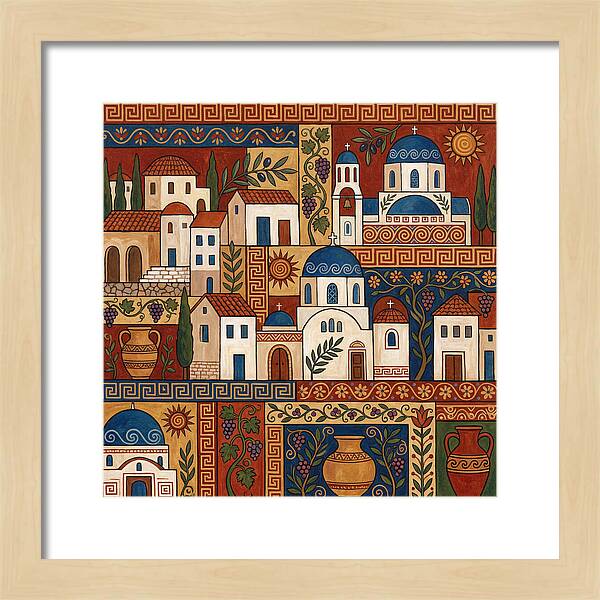 Greek Architecture Folk Art
