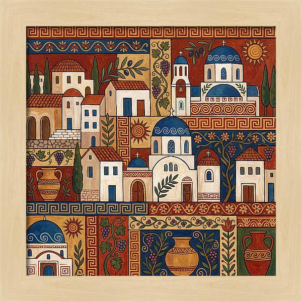 Greek Architecture Folk Art