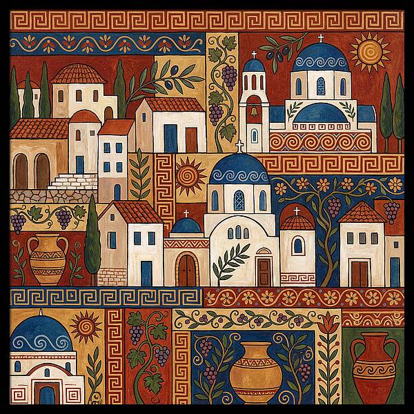 Greek Architecture Folk Art