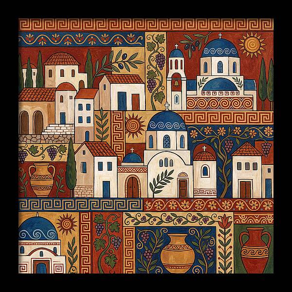 Greek Architecture Folk Art