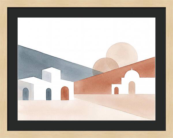Greek Village Serenity