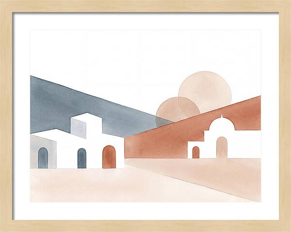 Greek Village Serenity
