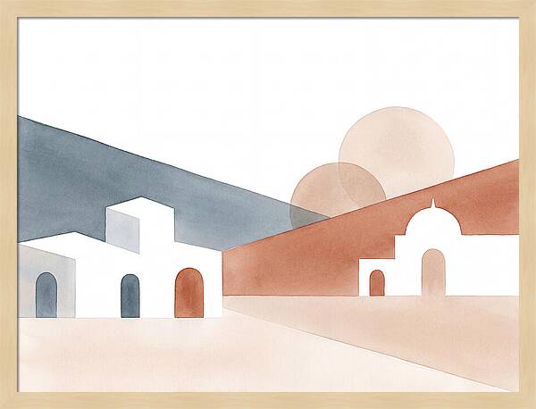 Greek Village Serenity