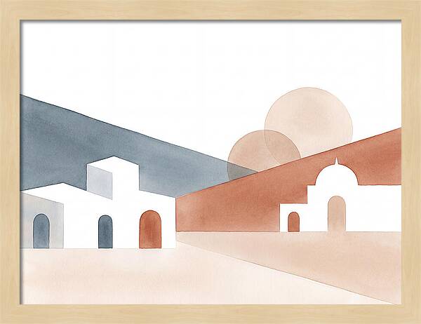 Greek Village Serenity