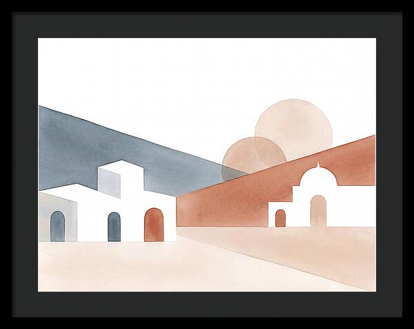 Greek Village Serenity
