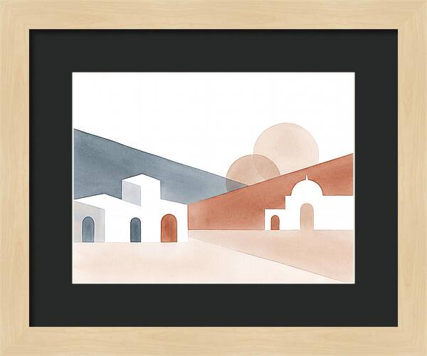Greek Village Serenity