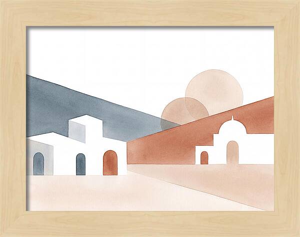 Greek Village Serenity