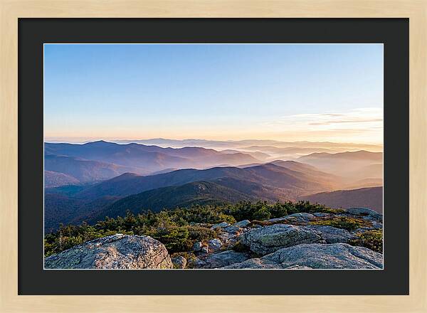 Green Mountains Sunrise Layers