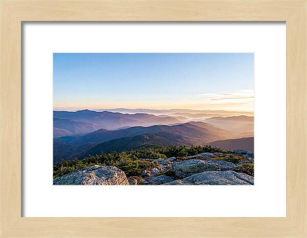 Green Mountains Sunrise Layers