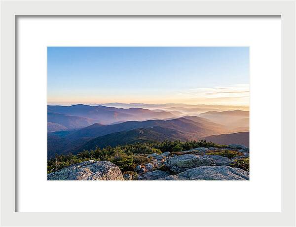 Green Mountains Sunrise Layers