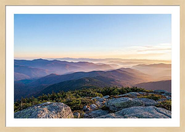 Green Mountains Sunrise Layers