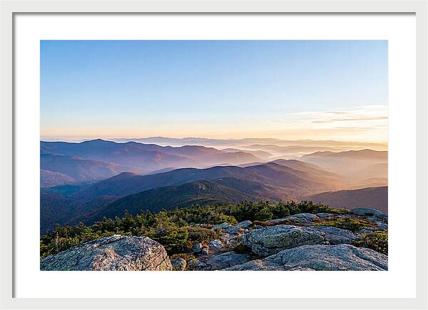 Green Mountains Sunrise Layers