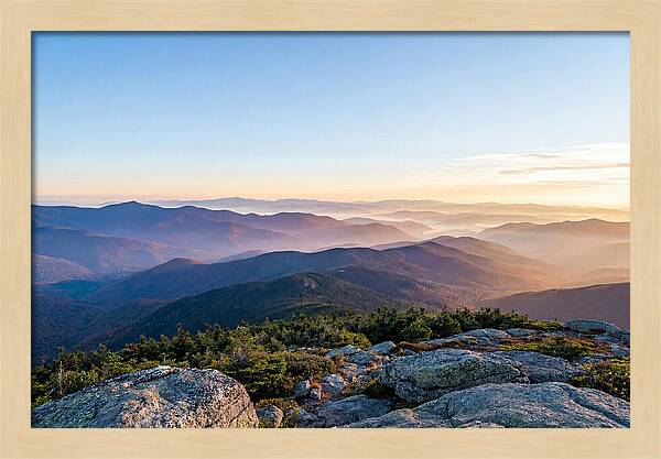 Green Mountains Sunrise Layers