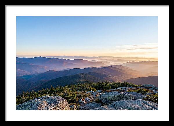 Green Mountains Sunrise Layers