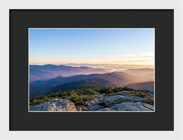 Green Mountains Sunrise Layers
