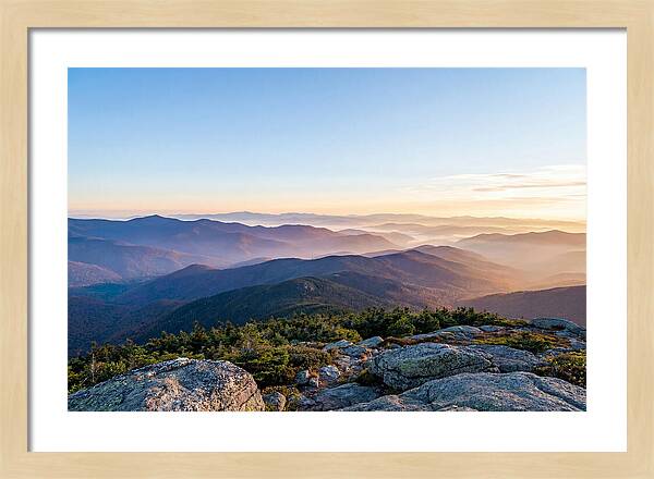 Green Mountains Sunrise Layers