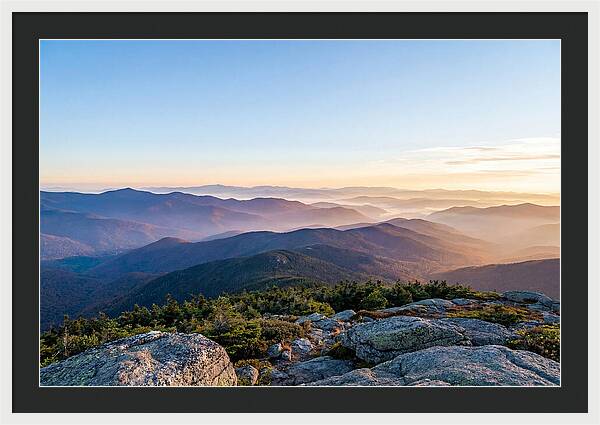 Green Mountains Sunrise Layers