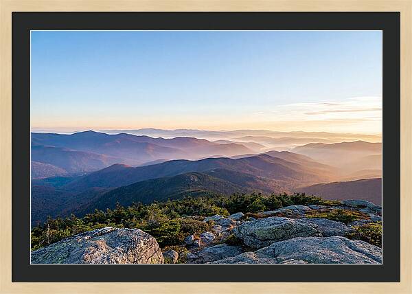 Green Mountains Sunrise Layers