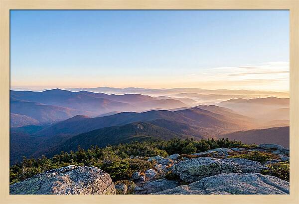 Green Mountains Sunrise Layers
