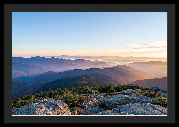 Green Mountains Sunrise Layers