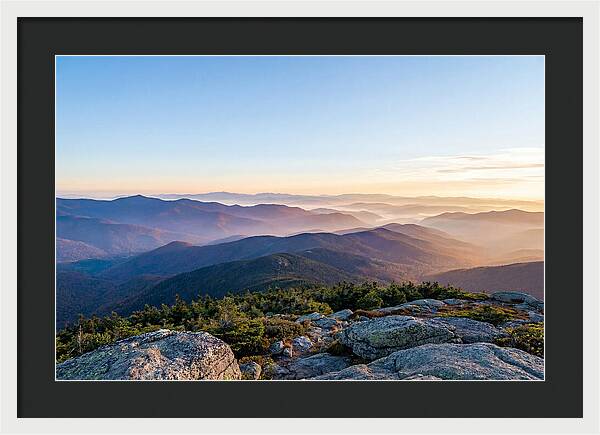 Green Mountains Sunrise Layers