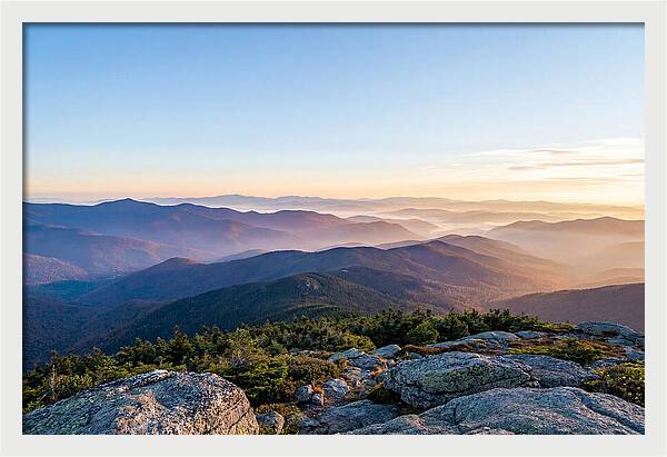Green Mountains Sunrise Layers