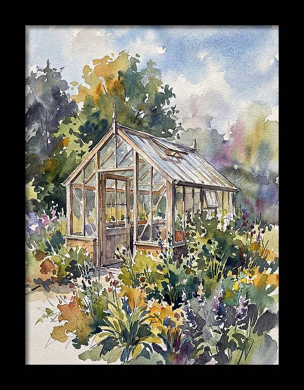 Greenhouse Among Vibrant Blooms