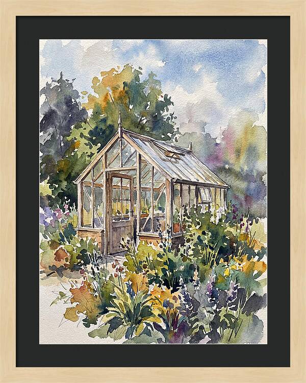 Greenhouse Among Vibrant Blooms