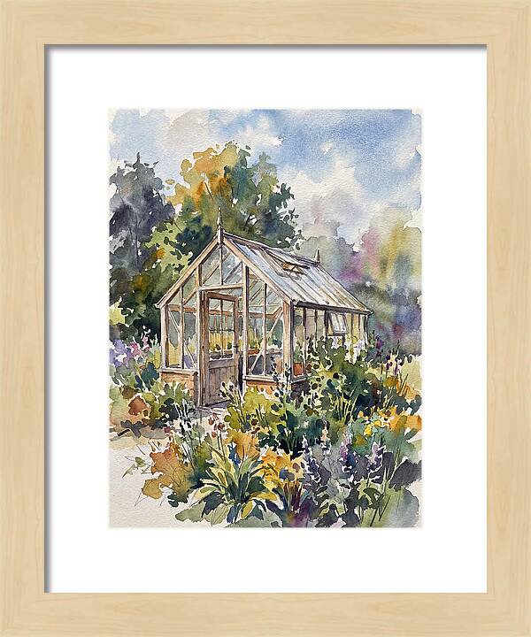 Greenhouse Among Vibrant Blooms
