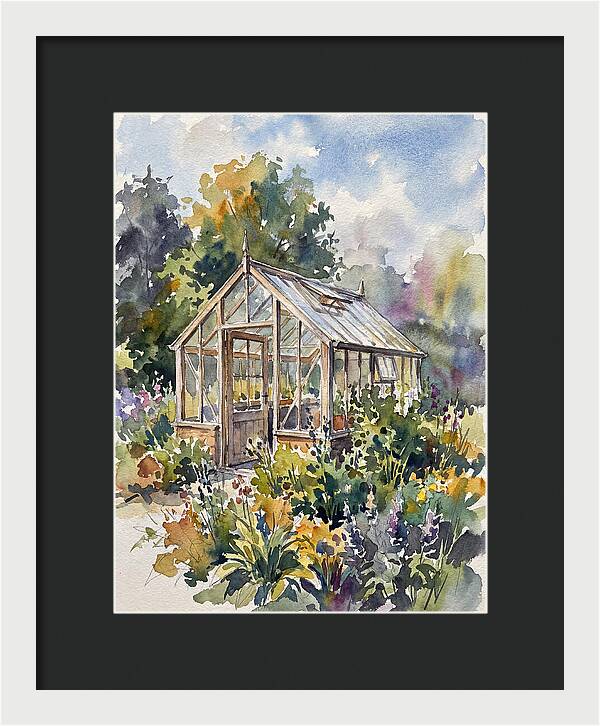 Greenhouse Among Vibrant Blooms