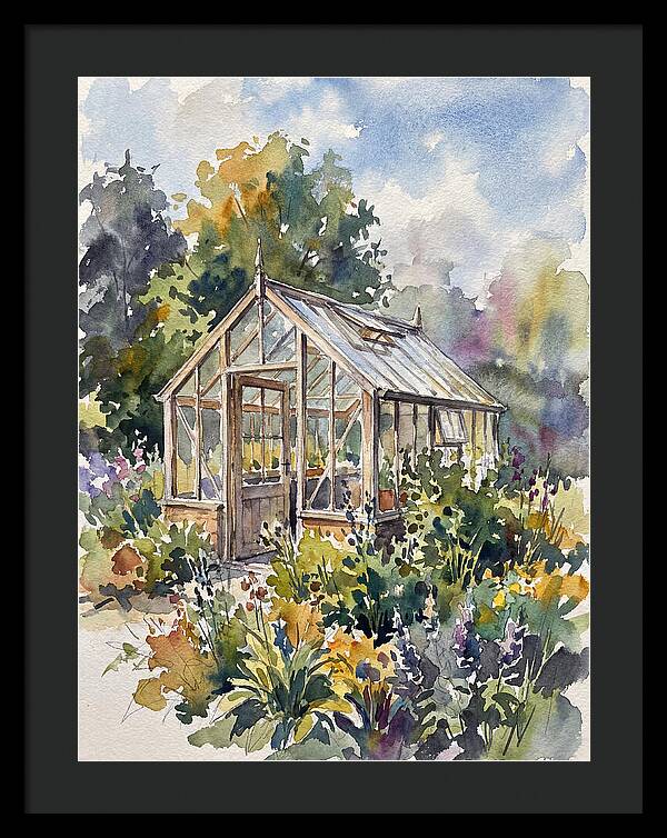 Greenhouse Among Vibrant Blooms
