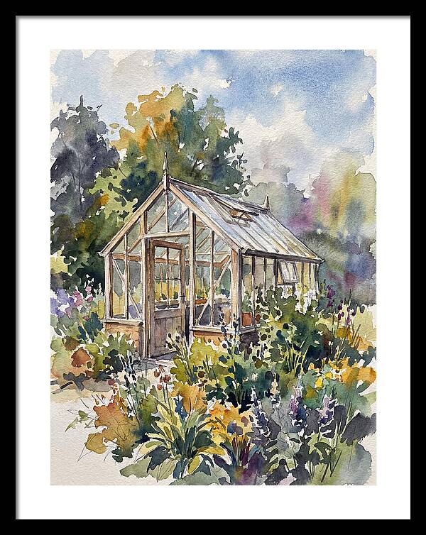 Greenhouse Among Vibrant Blooms