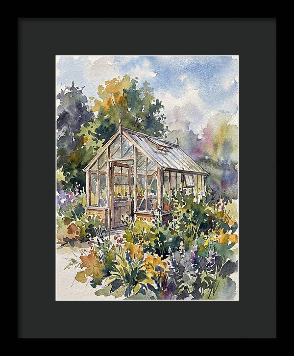 Greenhouse Among Vibrant Blooms