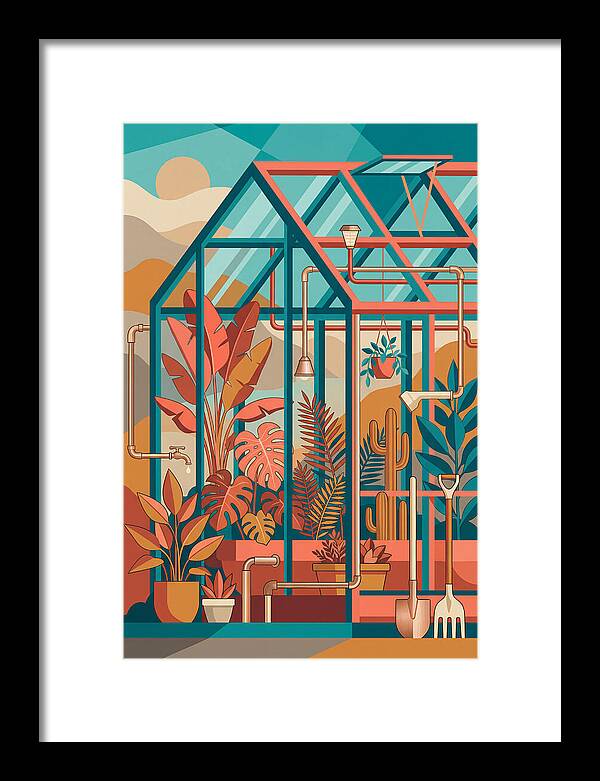Greenhouse Oasis In Color