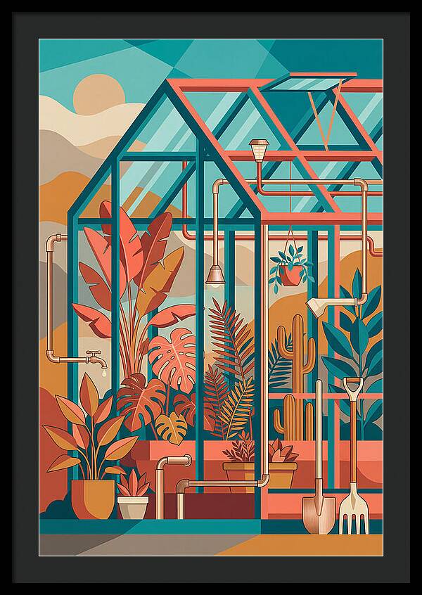 Greenhouse Oasis In Color