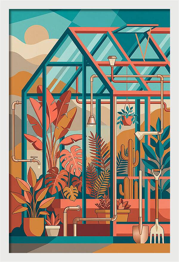 Greenhouse Oasis In Color