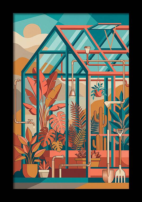 Greenhouse Oasis In Color