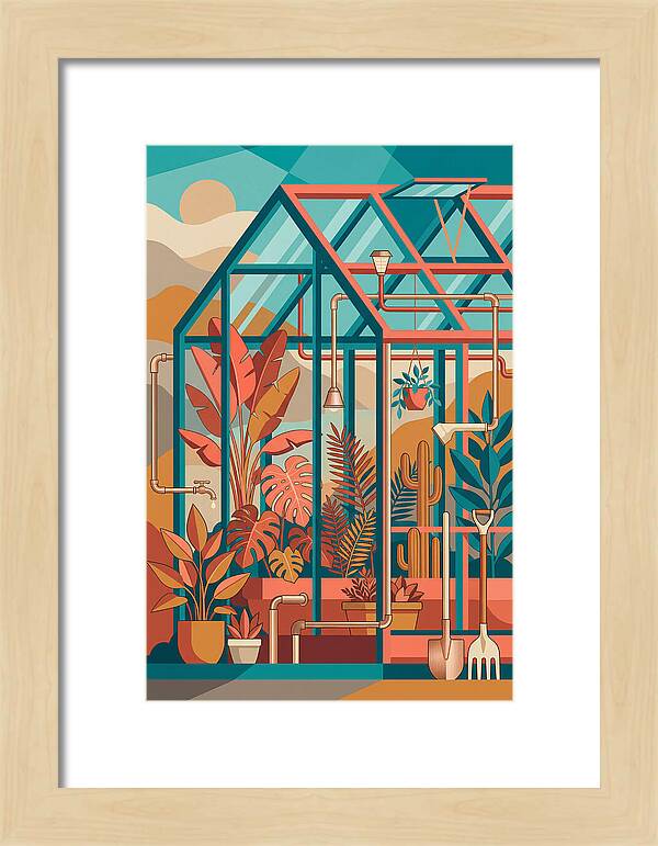 Greenhouse Oasis In Color