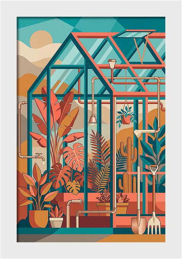 Greenhouse Oasis In Color