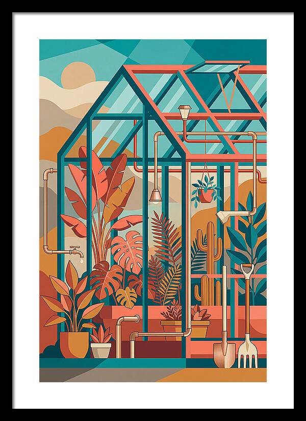 Greenhouse Oasis In Color