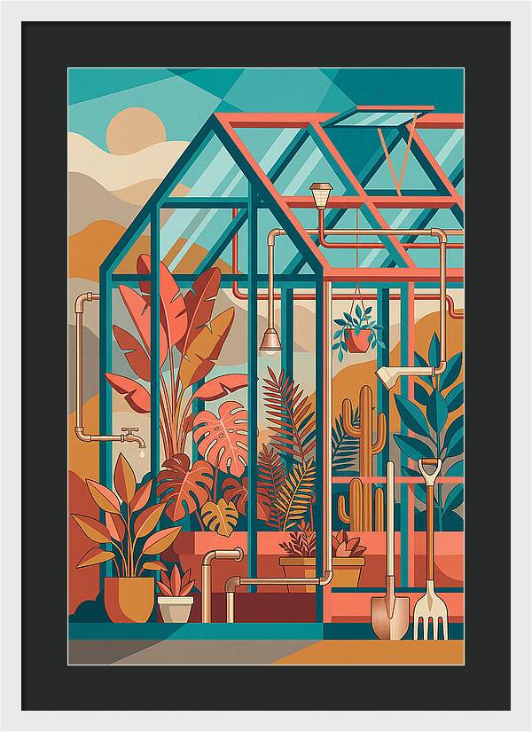 Greenhouse Oasis In Color
