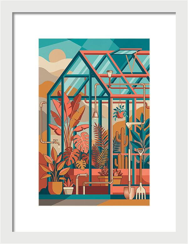 Greenhouse Oasis In Color