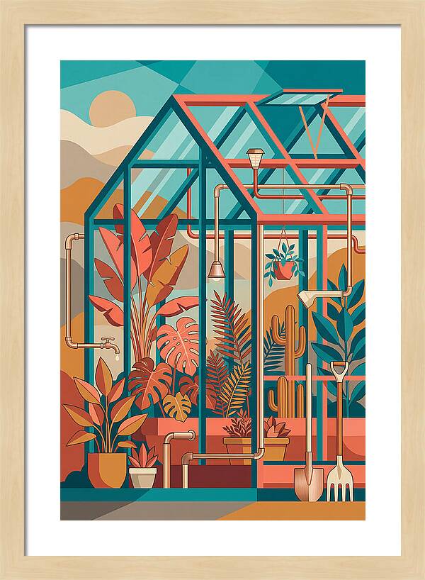 Greenhouse Oasis In Color